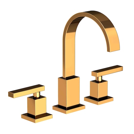 Newport Brass Widespread Lavatory Faucet in Polished Gold (Pvd) 2040-24